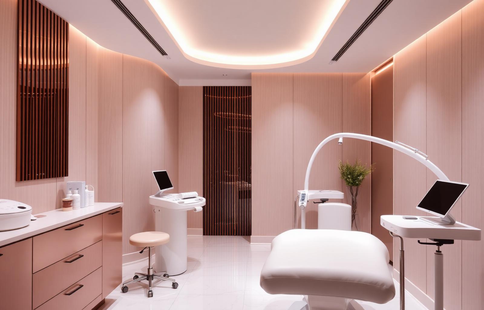 Interior da clínica AC Estética Avançada